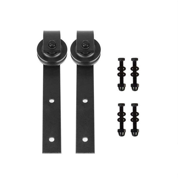 Lubann Classic JStyle Sliding Wood Track Kit Barn Door Hardware